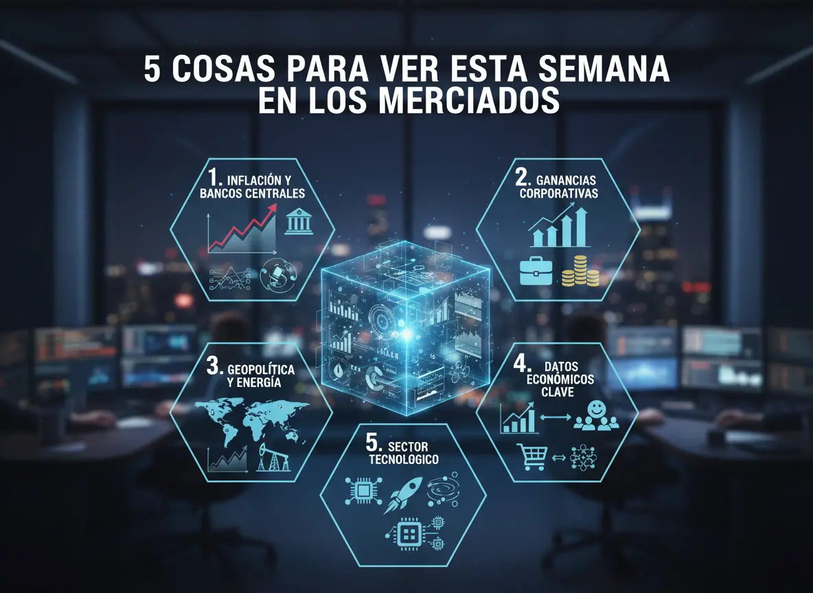 5 Claves importantes a seguir en los mercados esta semana
