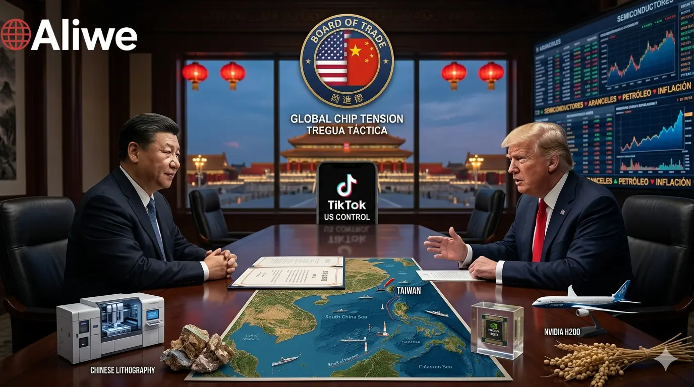 Trump en China y chips